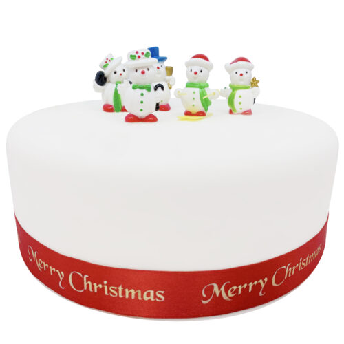 SNOWMAN CAKETOPPERS - SET OF 5