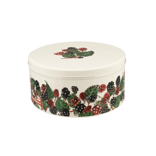 EMMA BRIDGEWATER BLACKBERRY ROUND CAKE TIN - SMALL