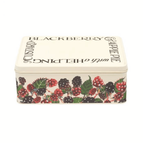 EMMA BRIDGEWATER BLACKBERRY DEEP RECTANGULAR TIN