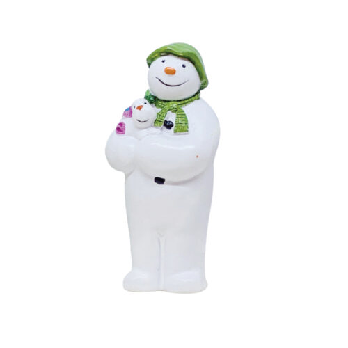 THE SNOWMAN AND SNOWDOG RESIN CAKE TOPPER
