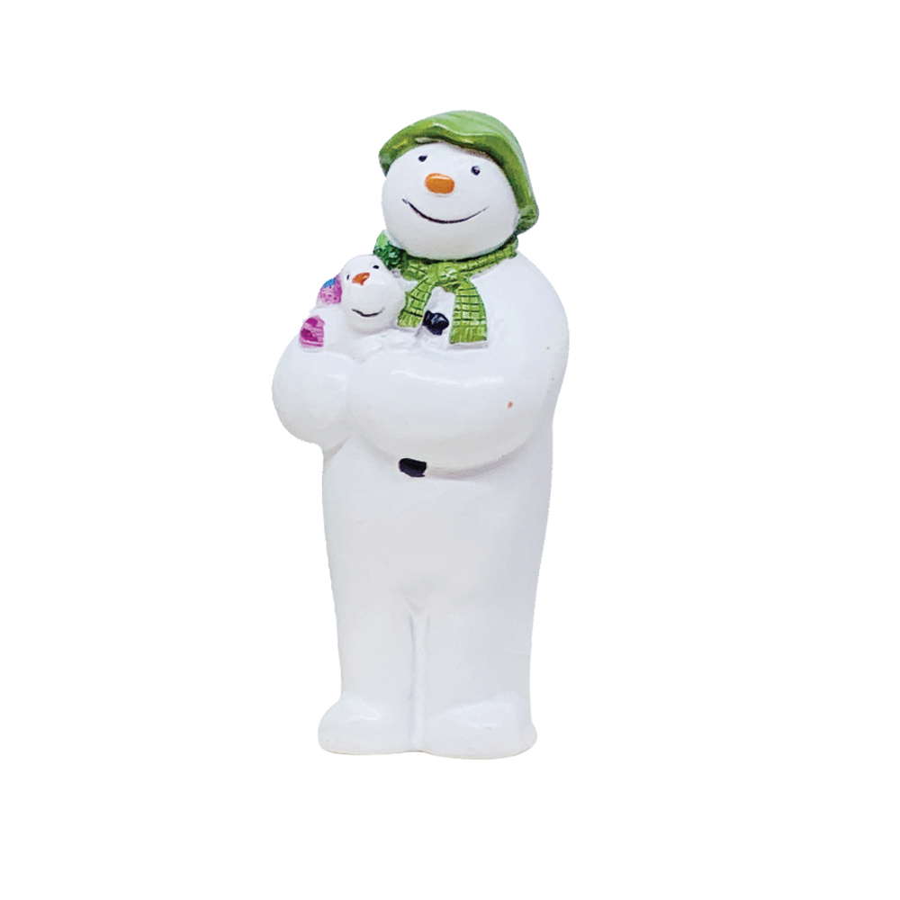 THE SNOWMAN AND SNOWDOG RESIN CAKE TOPPER