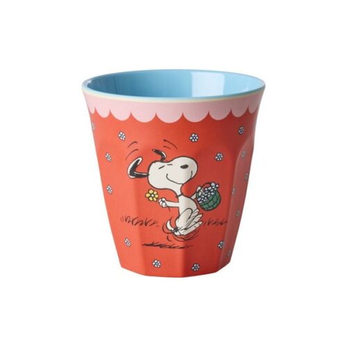 SNOOPY MELAMINE CUP - RED PRINT