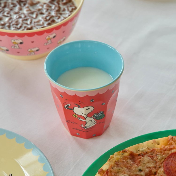 SNOOPY MELAMINE CUP - RED PRINT - Image 2