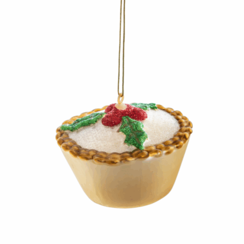 MINCE PIE BAUBLE DECORATION
