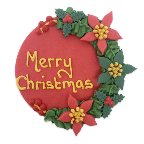 MERRY CHRISTMAS SUGAR TOPPER