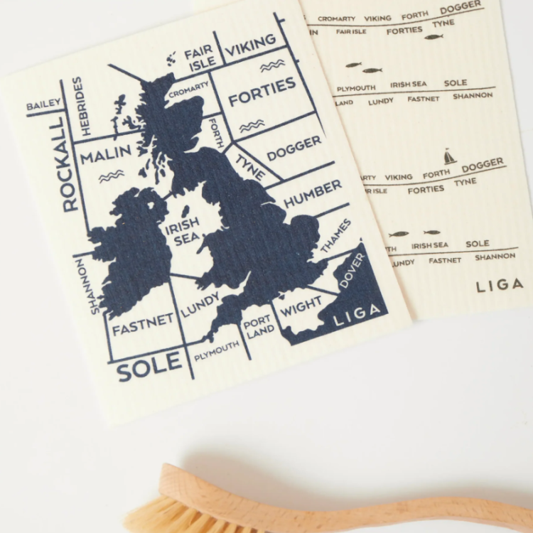 SHIPPING FORECAST ECO DISHCLOTHS - PACK OF 2
