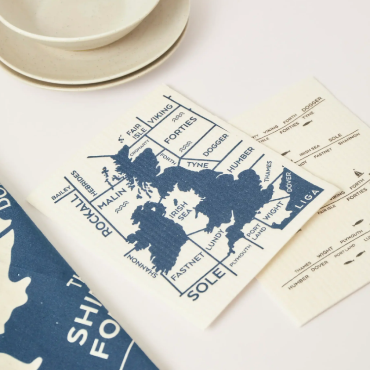SHIPPING FORECAST ECO DISHCLOTHS - PACK OF 2 - Image 2