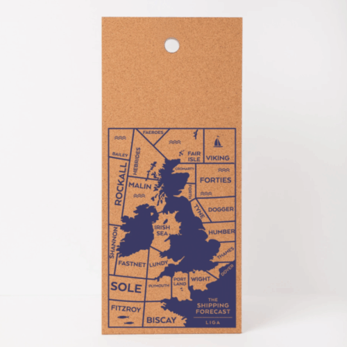 SHIPPING FORECAST CORK MEMO BOARD