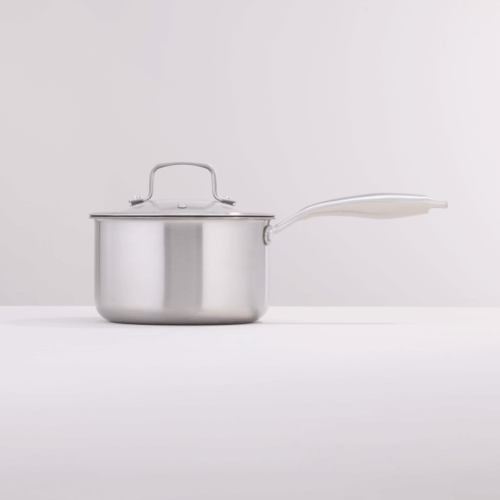 STELLAR ZERO - SAUCEPAN WITH GLASS LID / 18CM