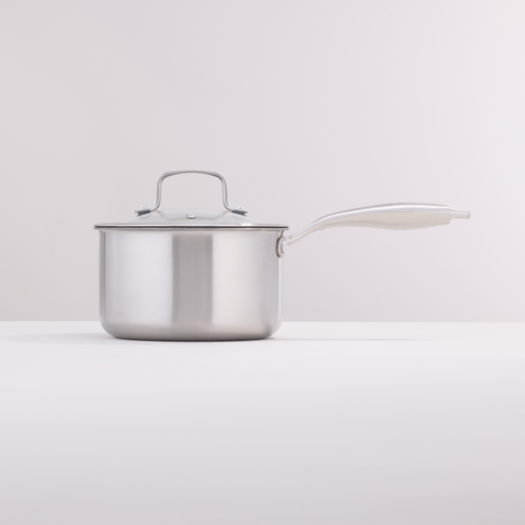 STELLAR ZERO - SAUCEPAN WITH GLASS LID / 18CM