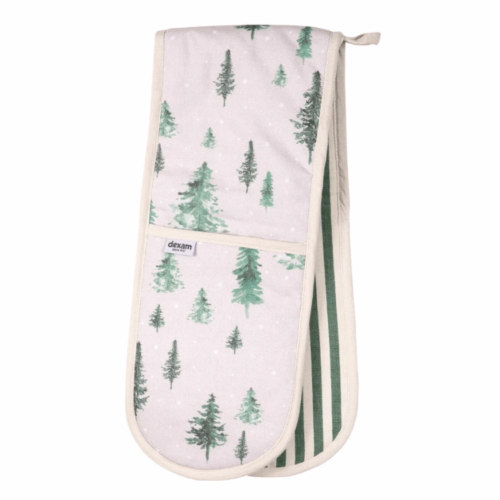 WINTER FOREST DOUBLE OVEN GLOVE