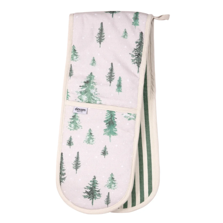 WINTER FOREST DOUBLE OVEN GLOVE