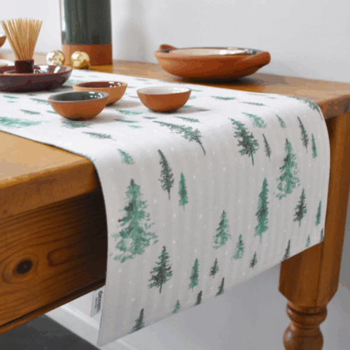 WINTER FOREST TABLE RUNNER