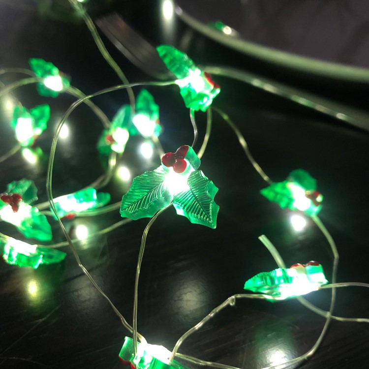 BOTANICAL HOLLY STRING LIGHTS - 3 METER LENGTH - Image 3