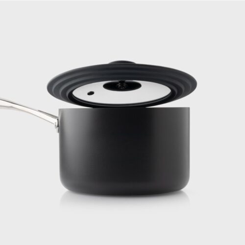 SILICONE AND GLASS UNIVERSAL PAN LID - 16/18/20CM