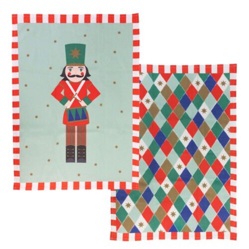 NUTCRACKER TEATOWEL - PACK OF 2